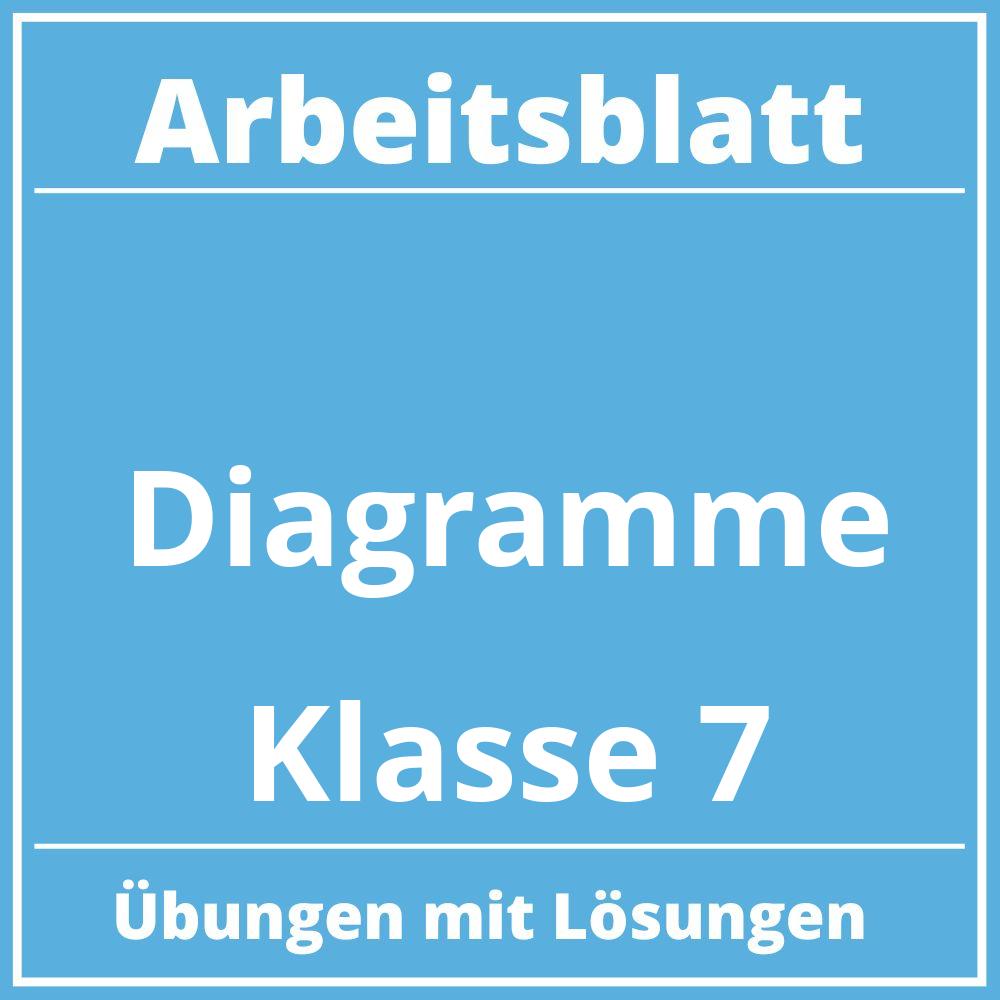 Arbeitsblatt Diagramme Klasse 7