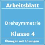 Drehsymmetrie Arbeitsblatt Klasse 4