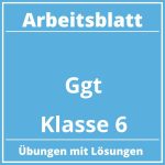 Ggt Arbeitsblatt Klasse 6