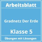 Arbeitsblatt Gradnetz Der Erde Klasse 5