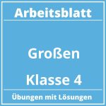 Arbeitsblatt Größen Klasse 4