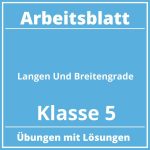 Arbeitsblatt Längen Und Breitengrade Klasse 5