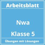 Arbeitsblatt Nwa Klasse 5