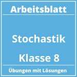 Arbeitsblatt Stochastik Klasse 8