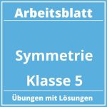 Arbeitsblatt Symmetrie Klasse 5