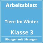 Arbeitsblatt Tiere Im Winter Klasse 3