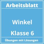 Winkel Arbeitsblatt Klasse 6